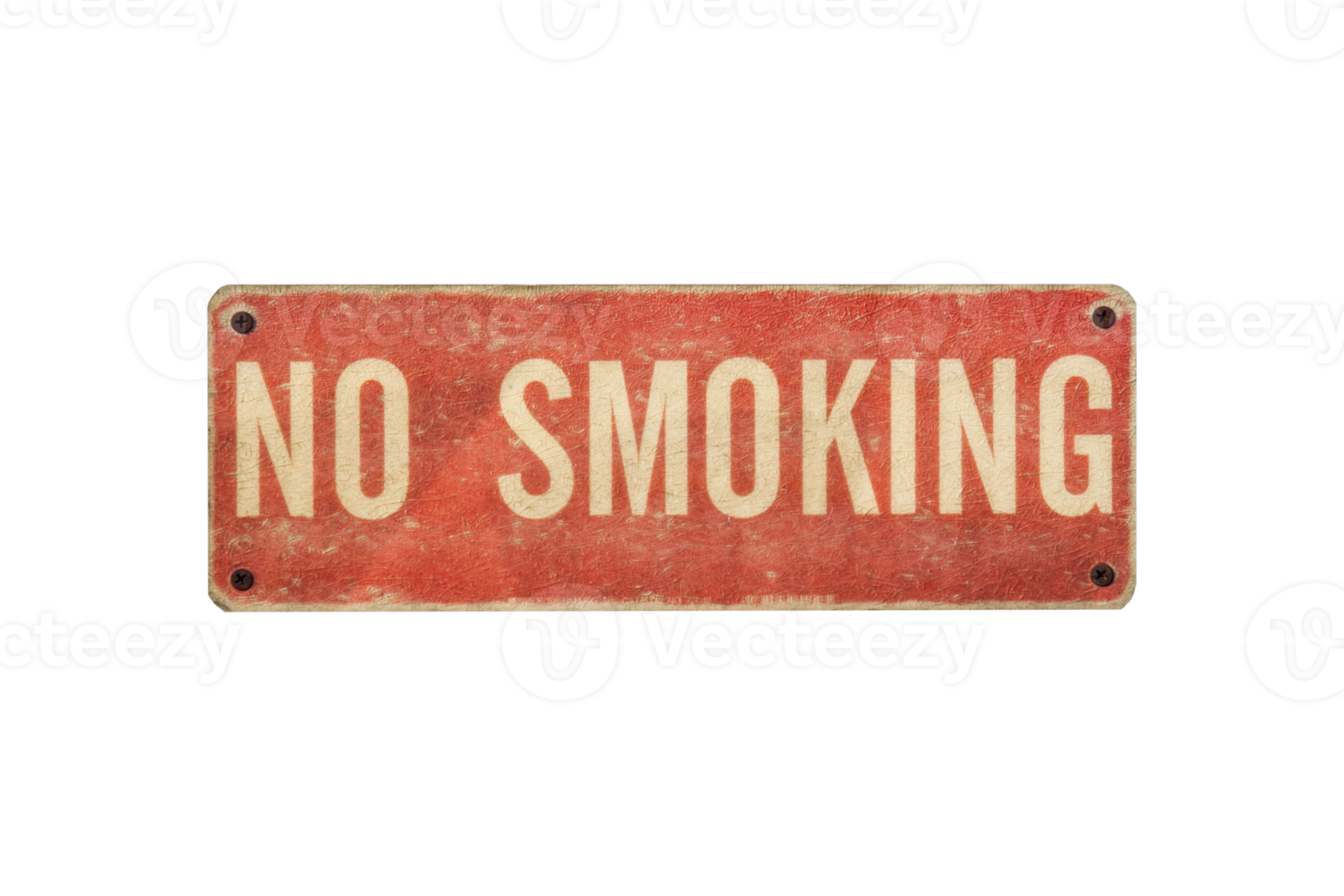 Isolated Antique No Smoking Sign png