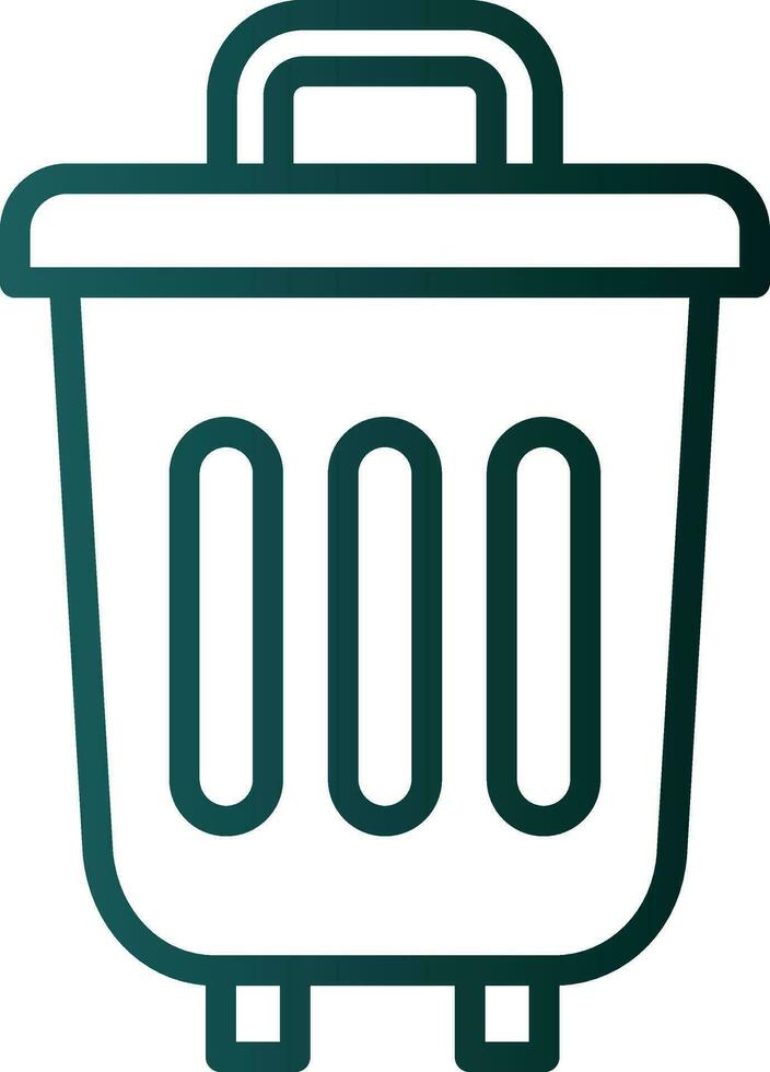 Trash Can Vector Icon Design