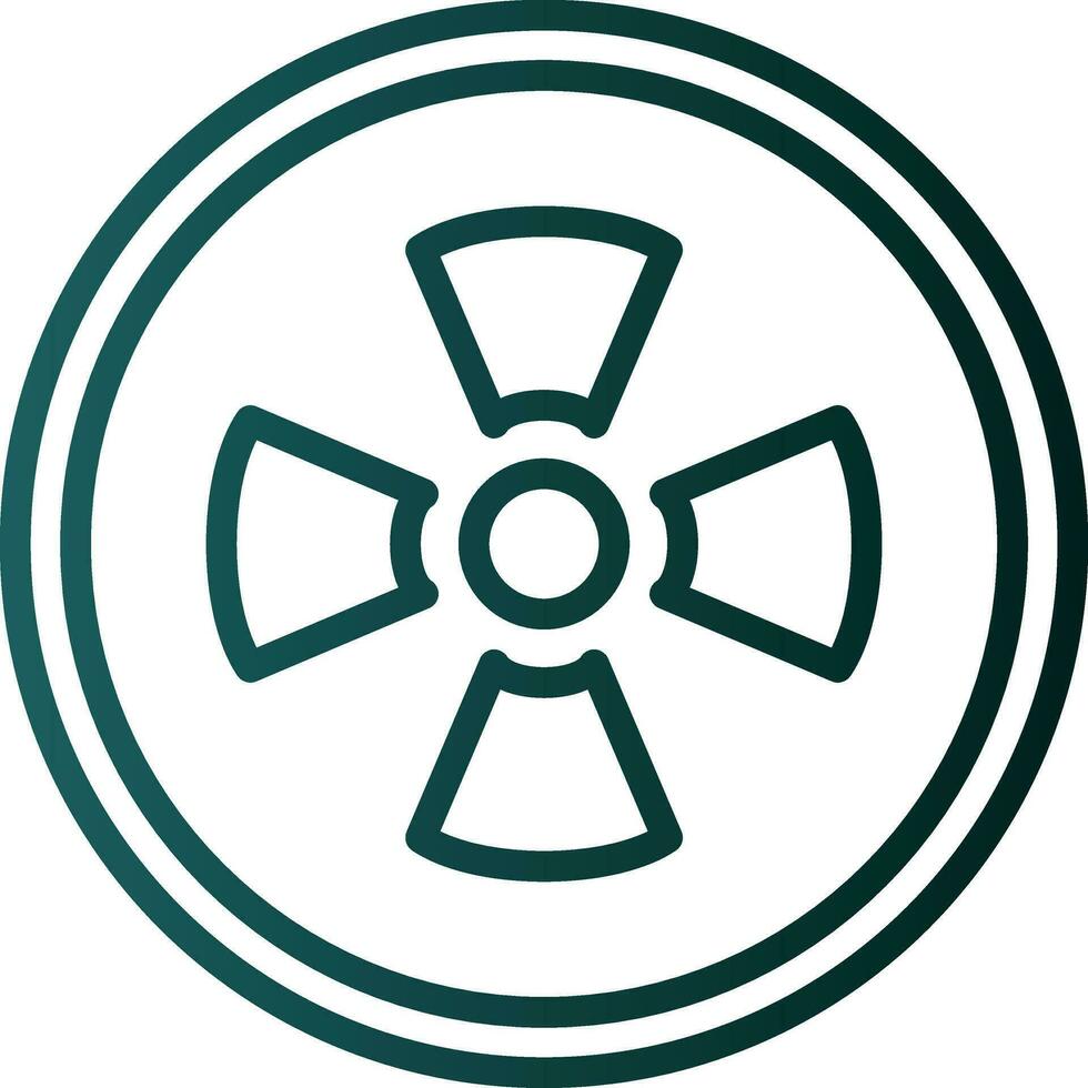 Radioactive Vector Icon Design