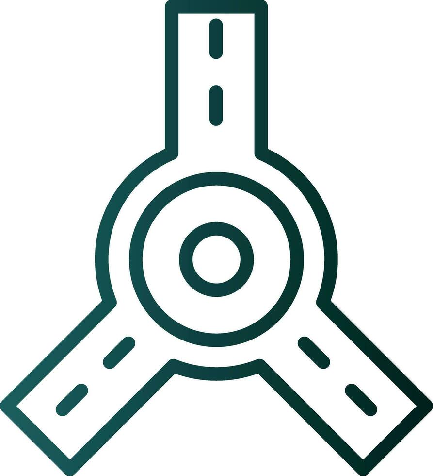 diseño de icono de vector de rotonda