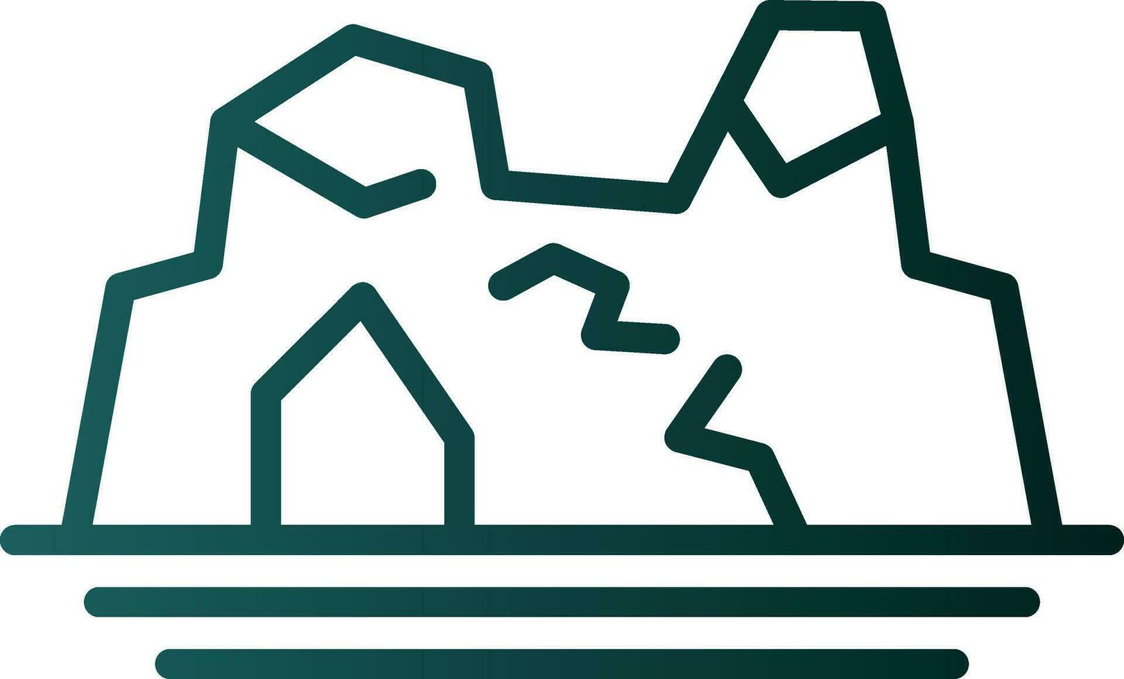 Cave Vector Icon Design