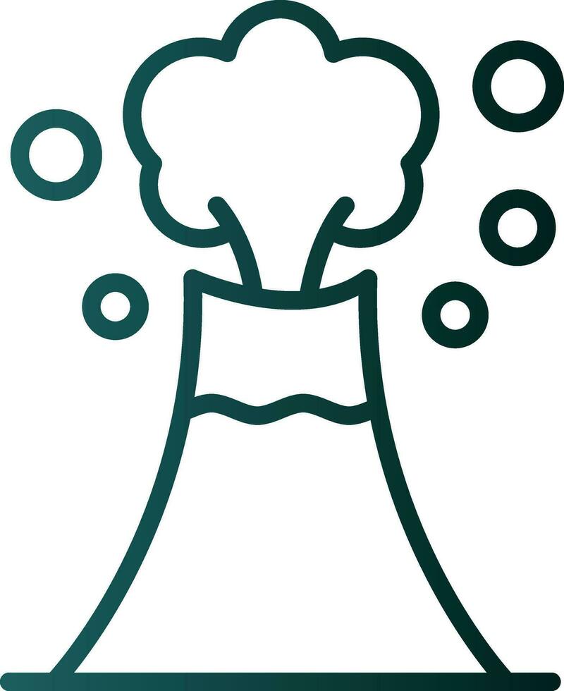 Volcano Vector Icon Design