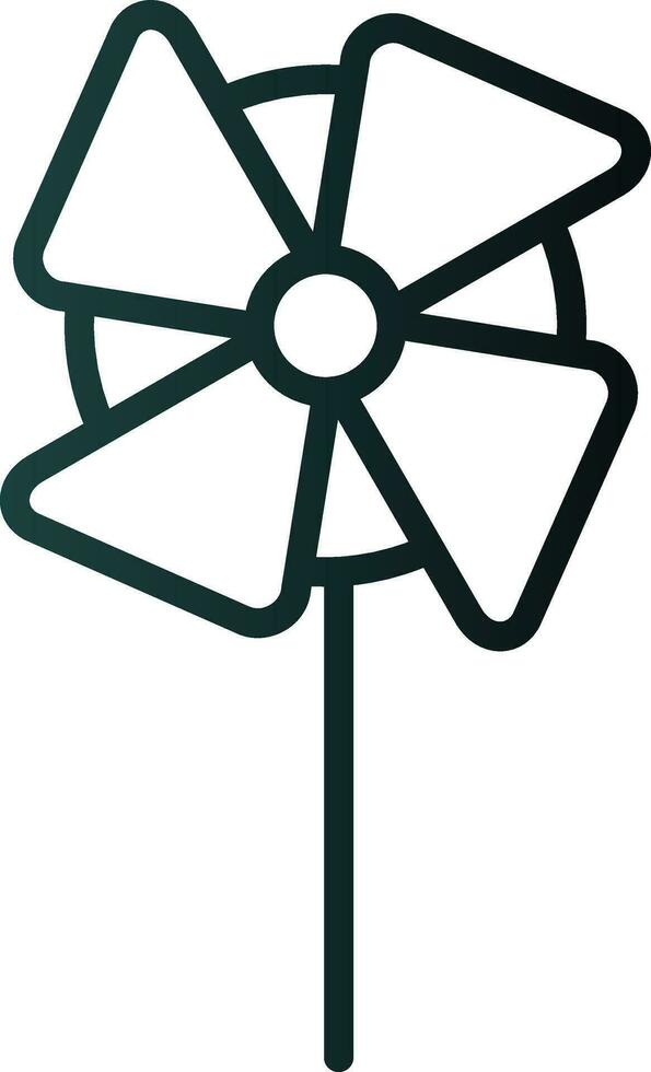 Pinwheel Vector Icon Design