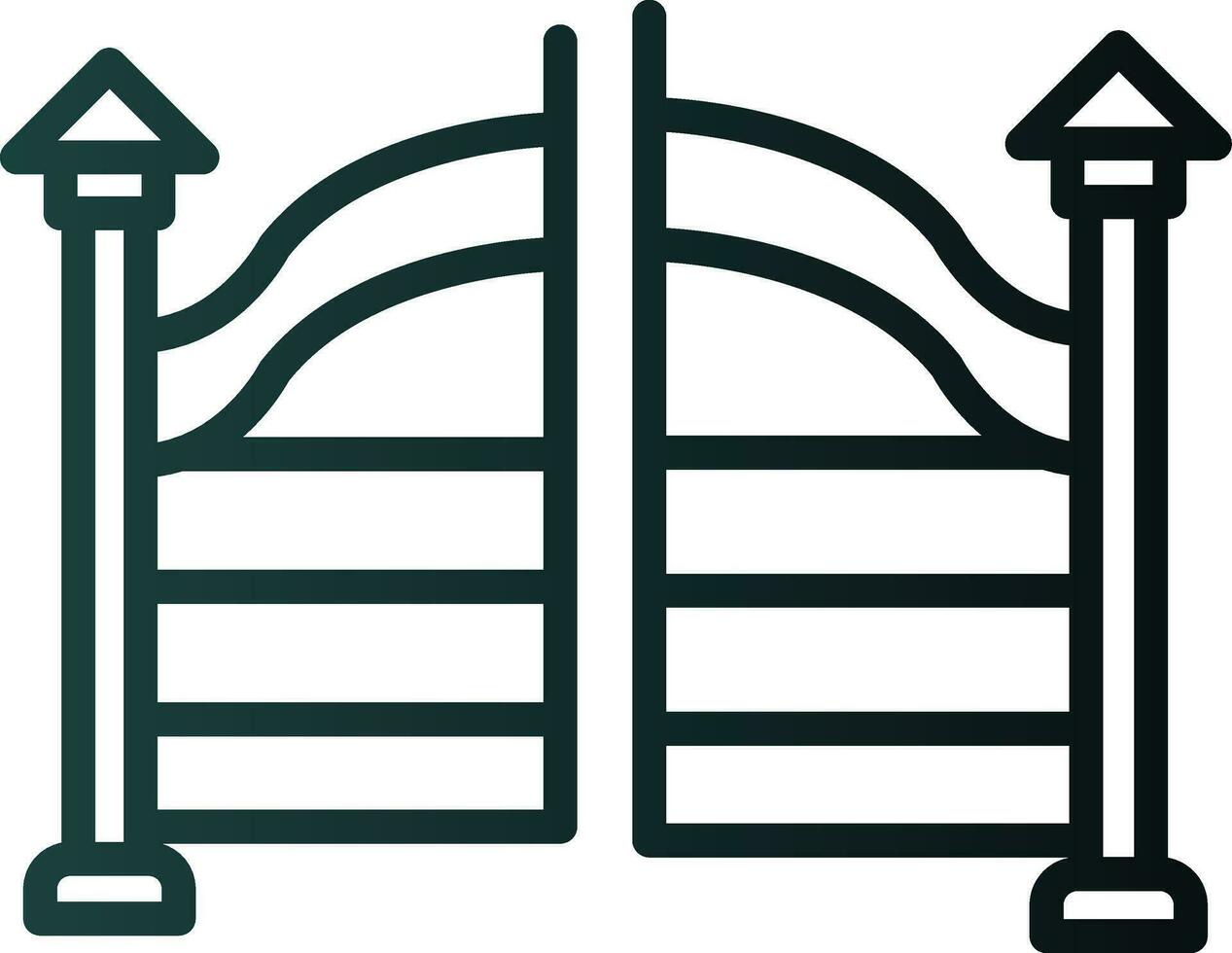 Gate Vector Icon Design