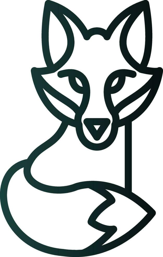 Fox Vector Icon Design