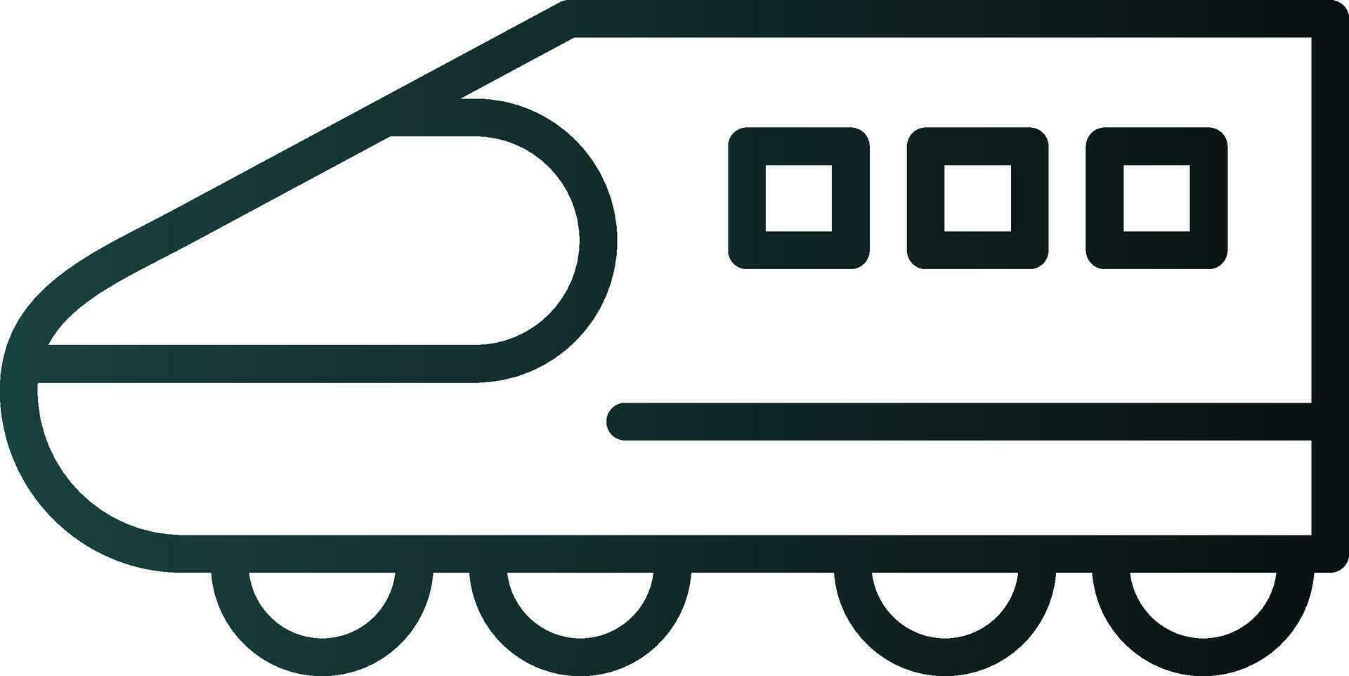 Shinkansen Vector Icon Design