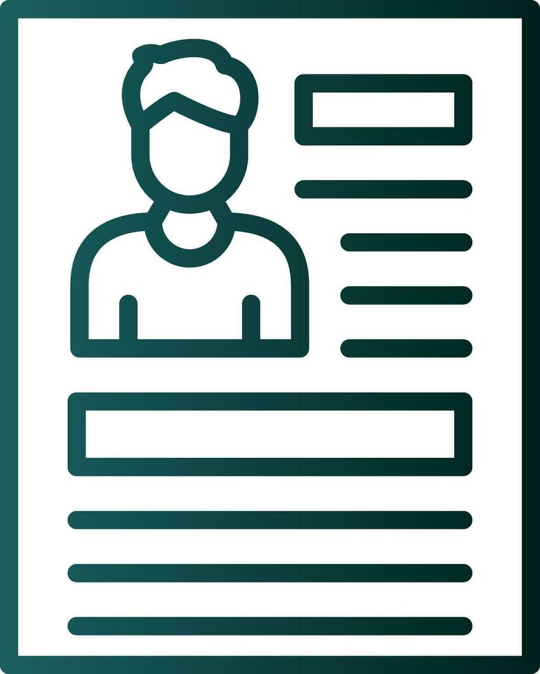 Personal profile Vector Icon Design