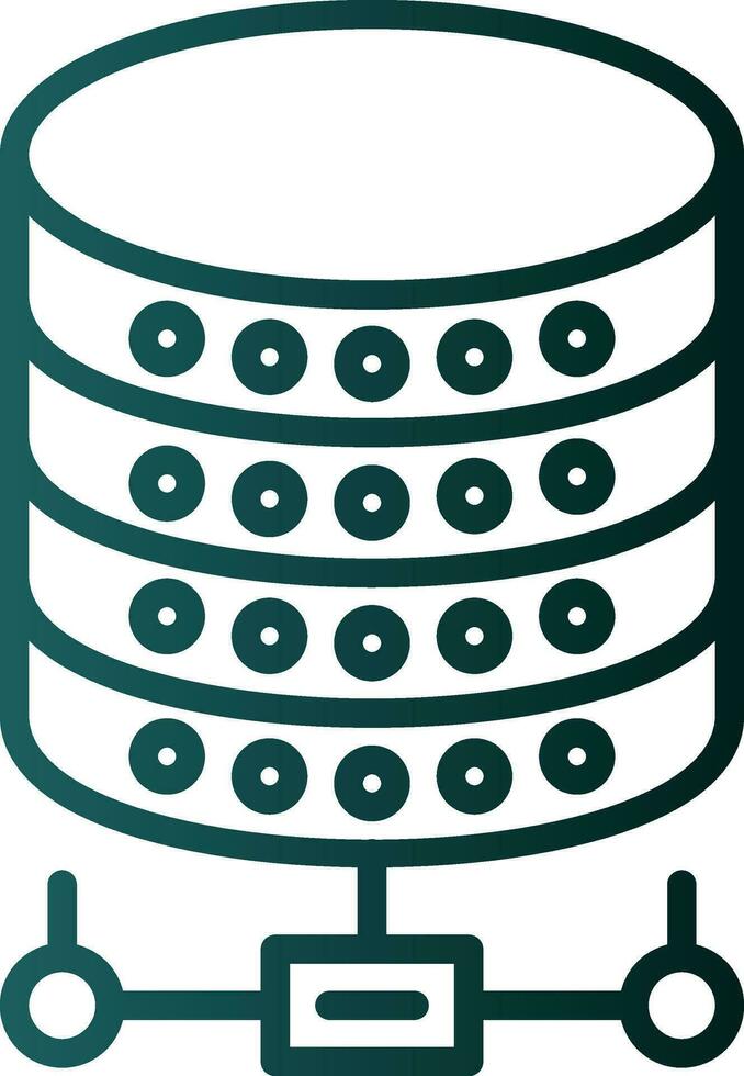 Database Vector Icon Design