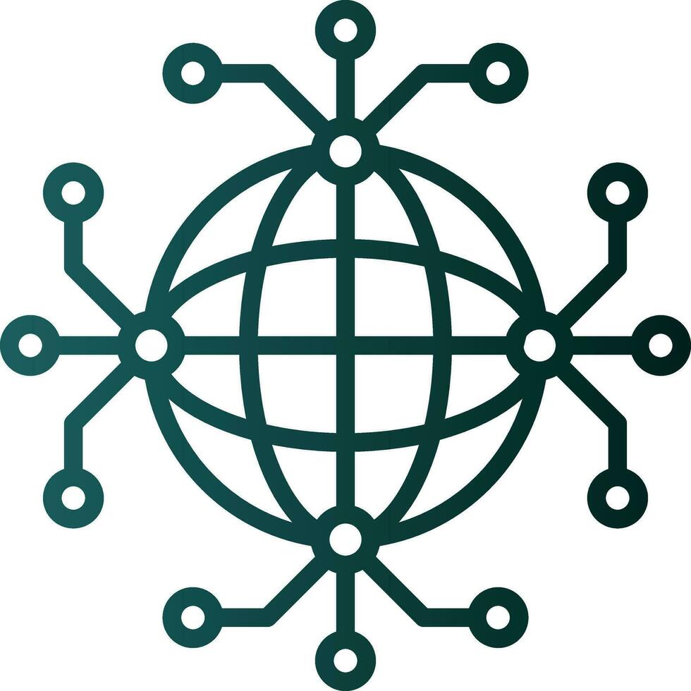 Global connection Vector Icon Design