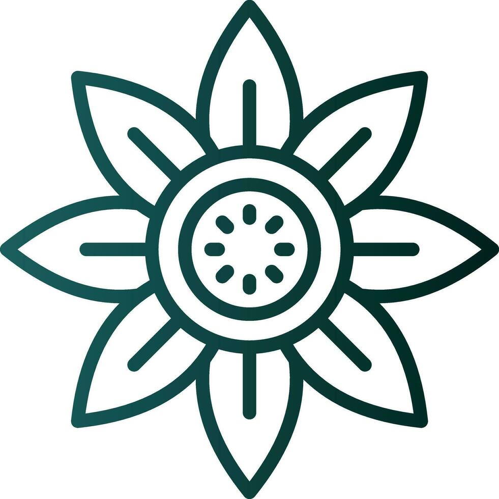 Sunflower Vector Icon Design