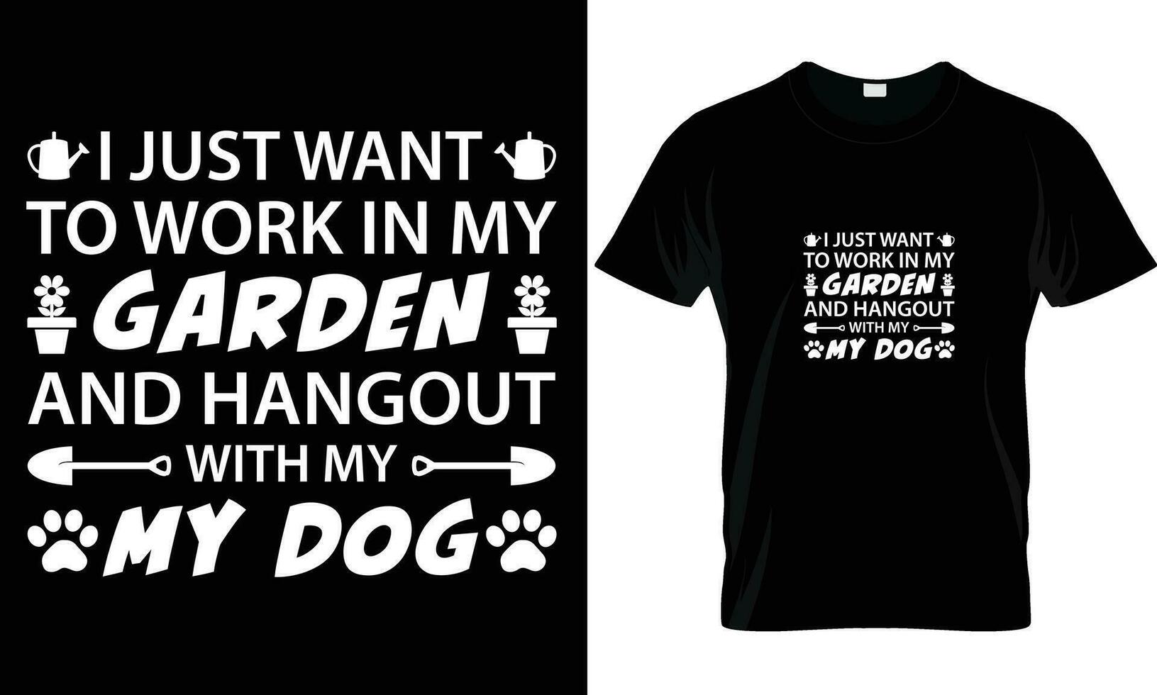 jardinería camiseta diseño vector gráfico.