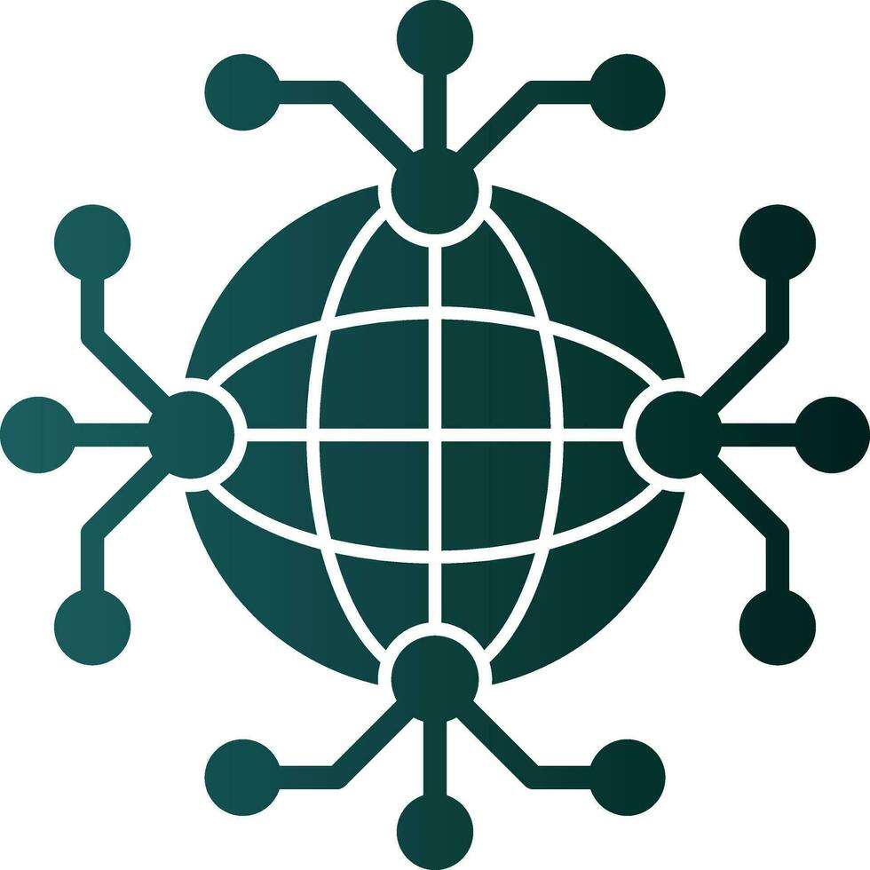 Global connection Vector Icon Design