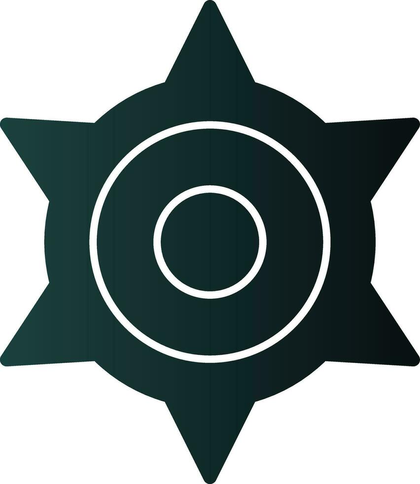 Shuriken Vector Icon Design