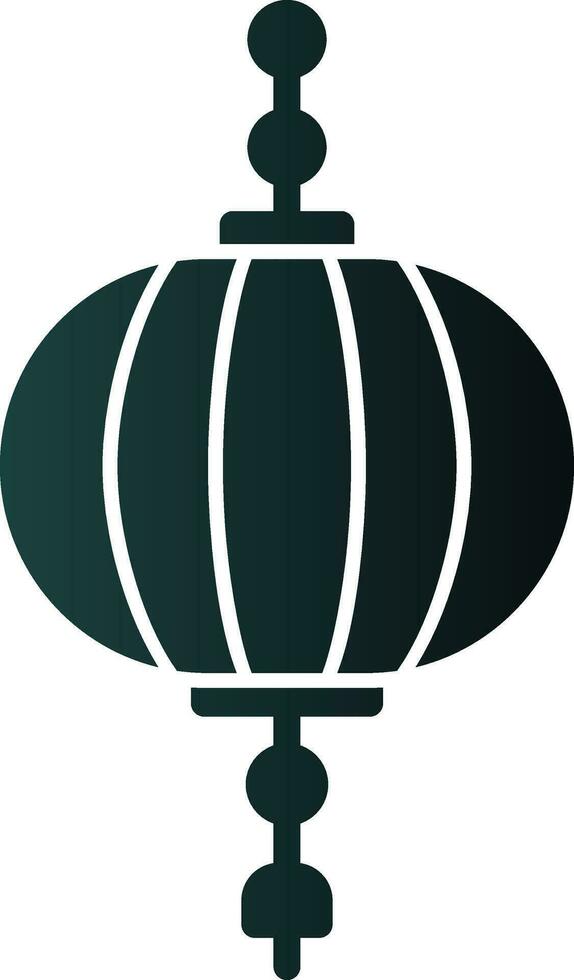 Paper lantern Vector Icon Design