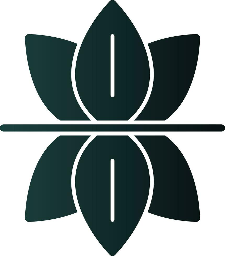 Lotus flower Vector Icon Design