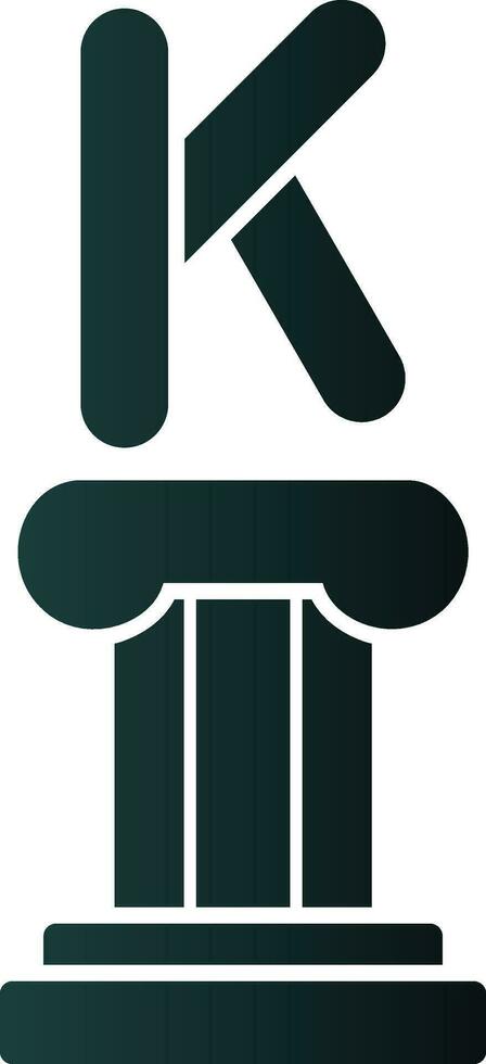 Kappa Vector Icon Design