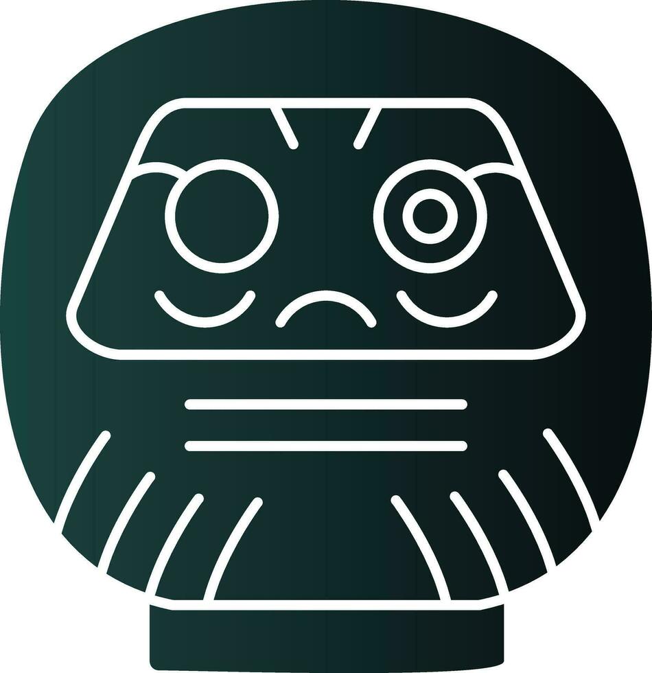 Daruma Vector Icon Design