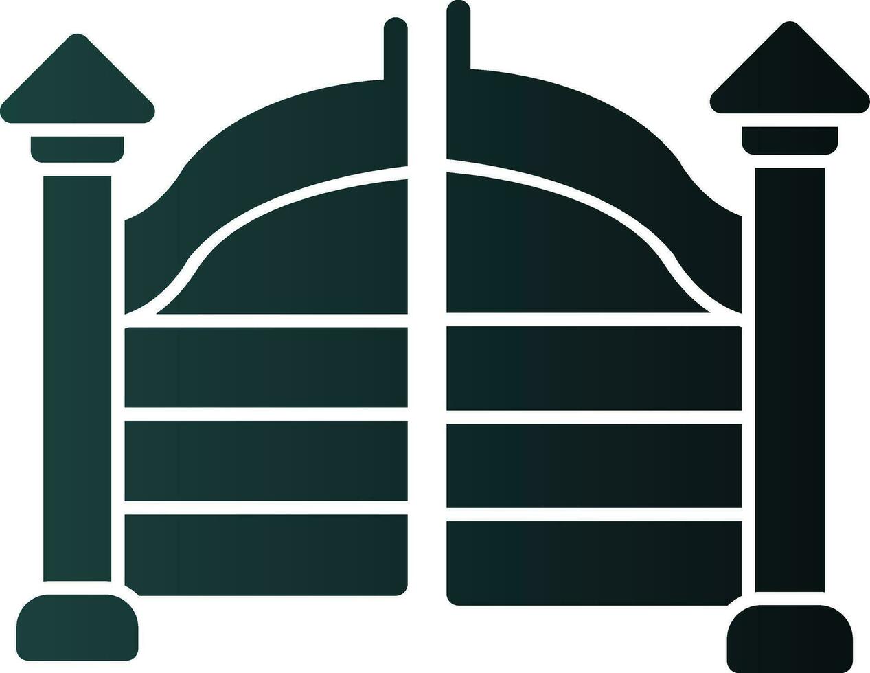 Gate Vector Icon Design