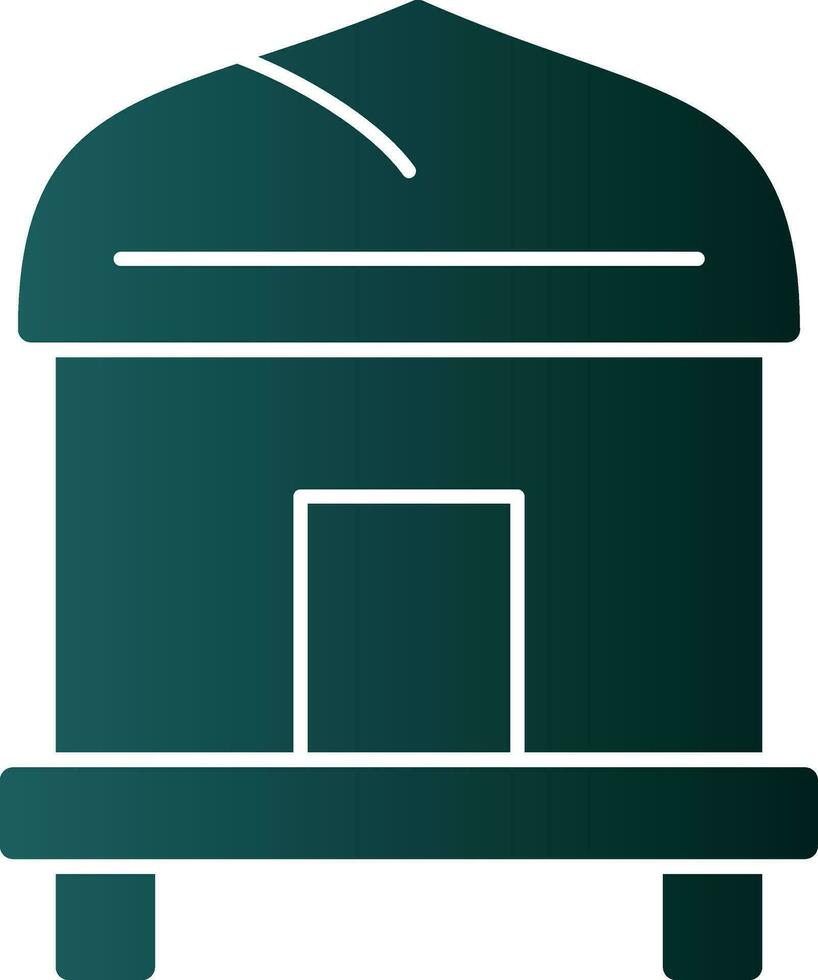 Hut Vector Icon Design