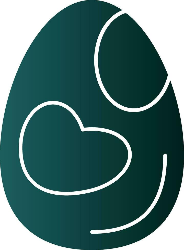 Dinosaur egg Vector Icon Design