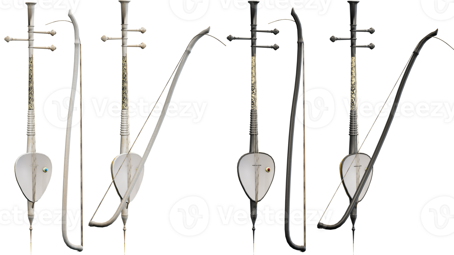 Thai musical instruments - three-stringed fiddle png