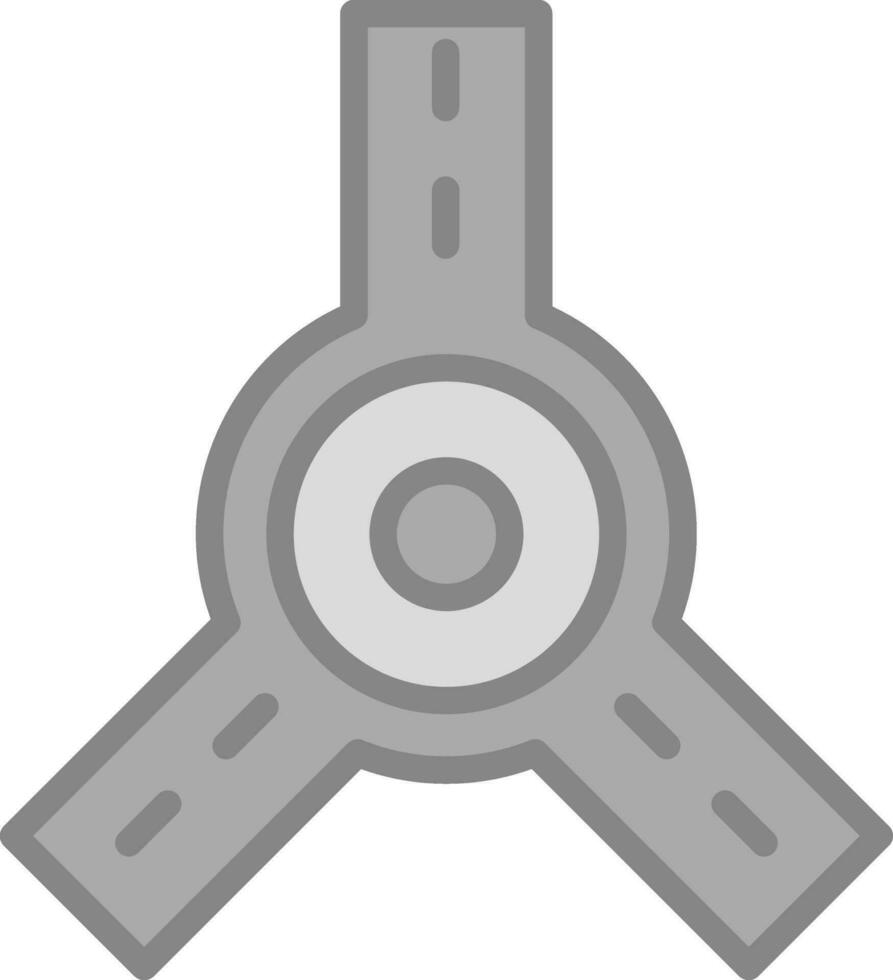 Roundabout Vector Icon Design