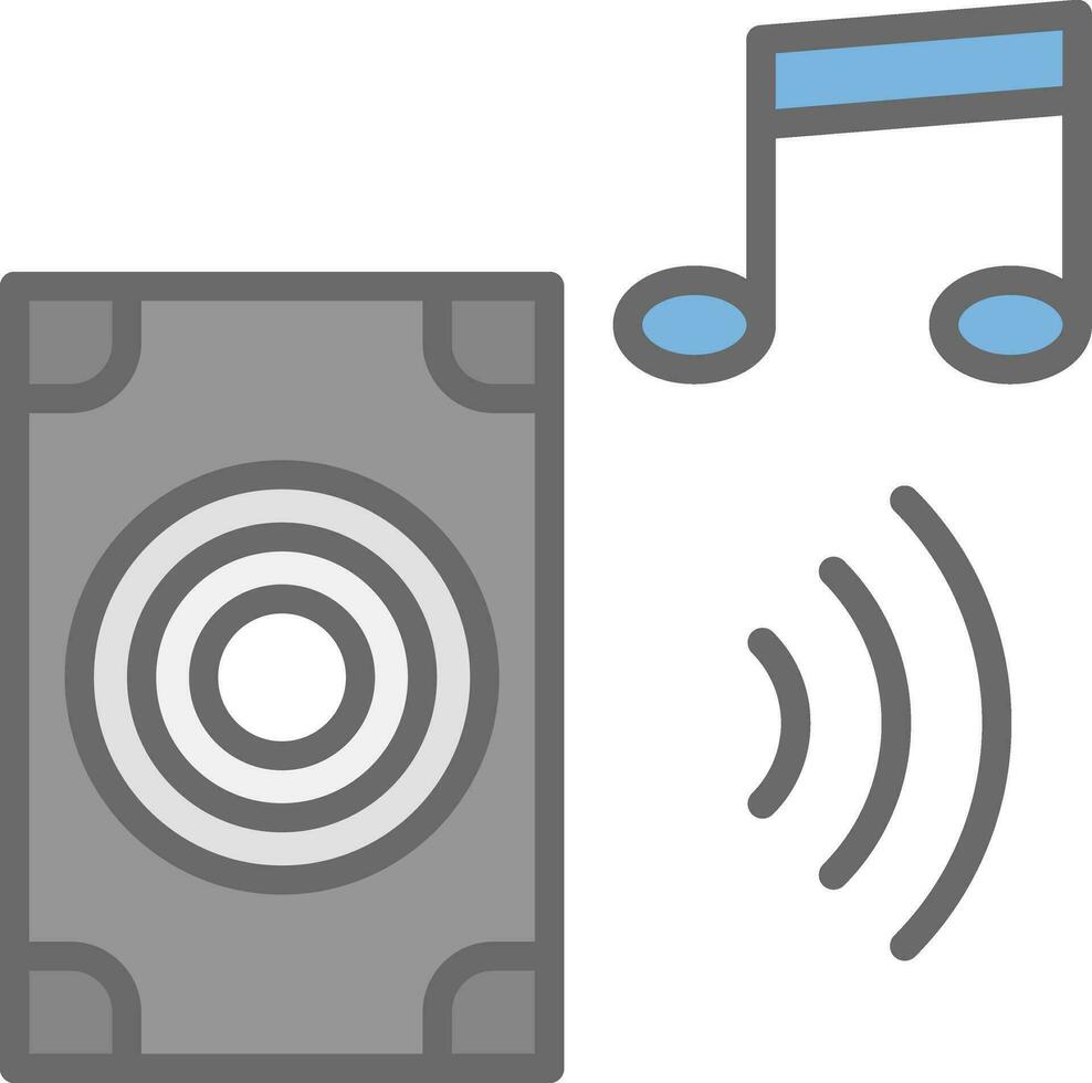 Music system Vector Icon Design