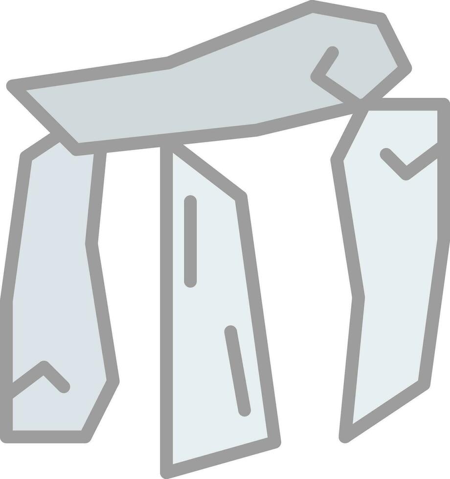 Dolmen Vector Icon Design