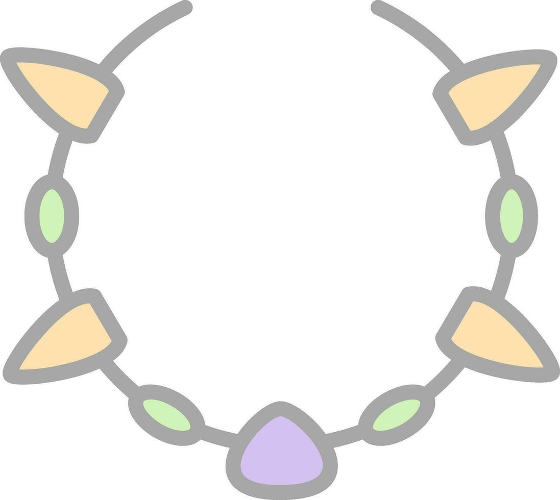 Necklace Vector Icon Design