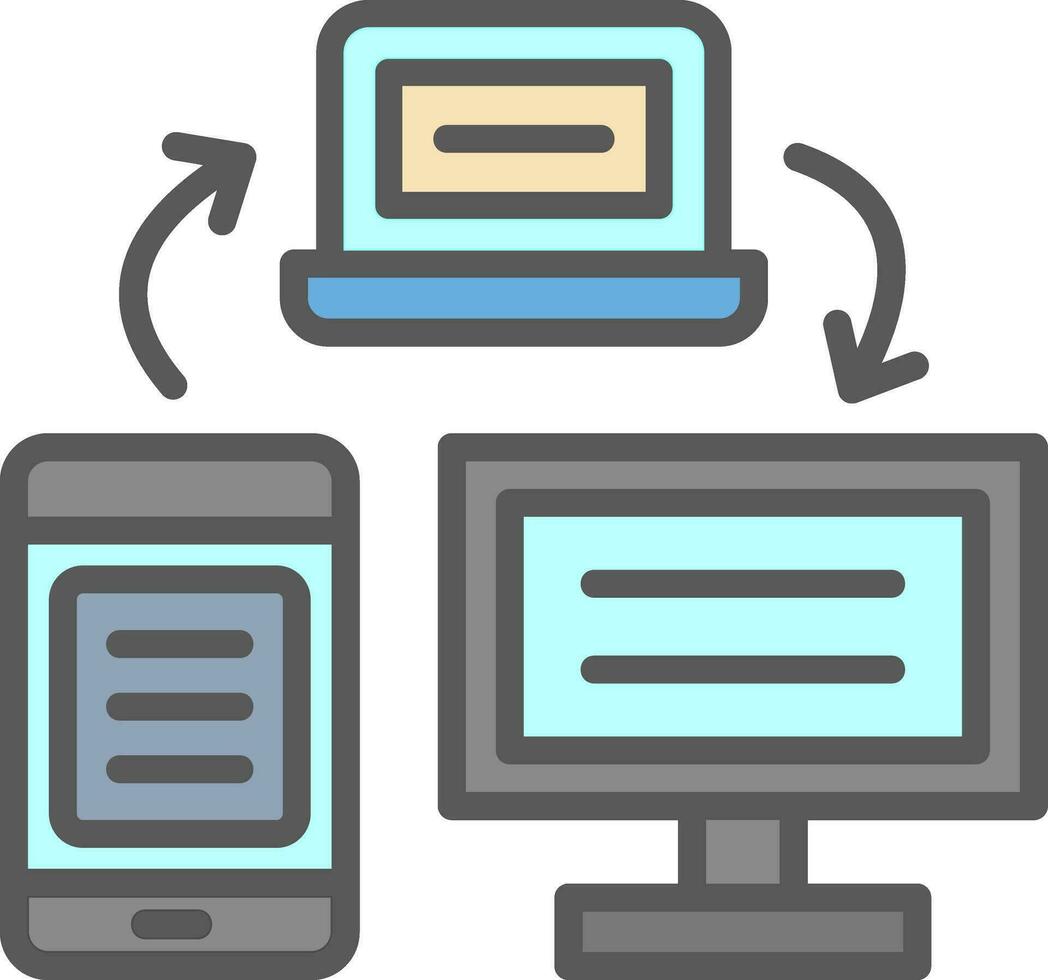 diseño de icono de vector de transferencia de datos