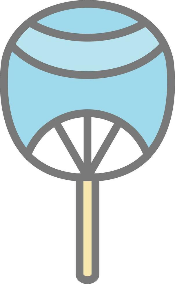 Uchiwa Vector Icon Design