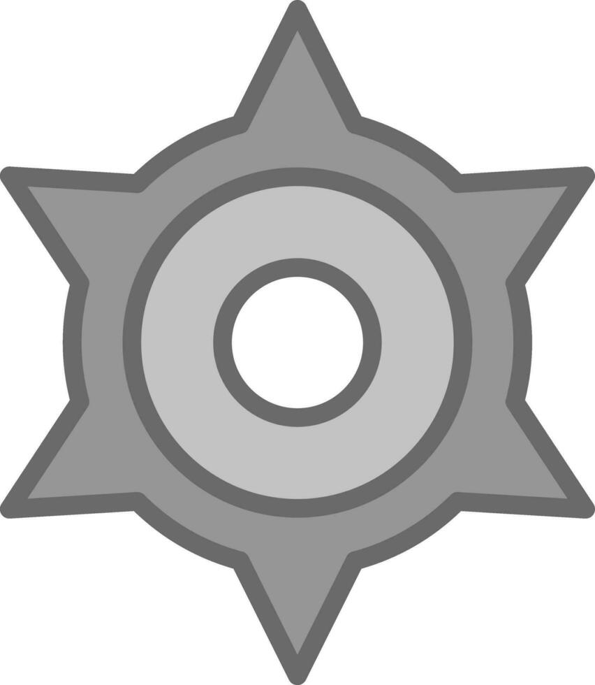 shuriken vector icono diseño