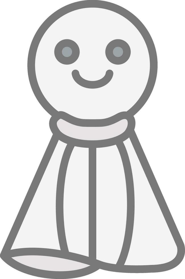 teru teru bozu vector icono diseño