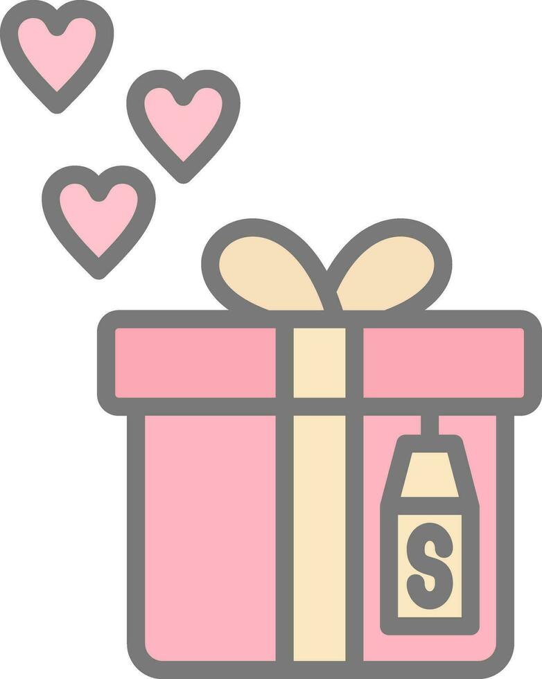 Wrapped present Vector Icon Design
