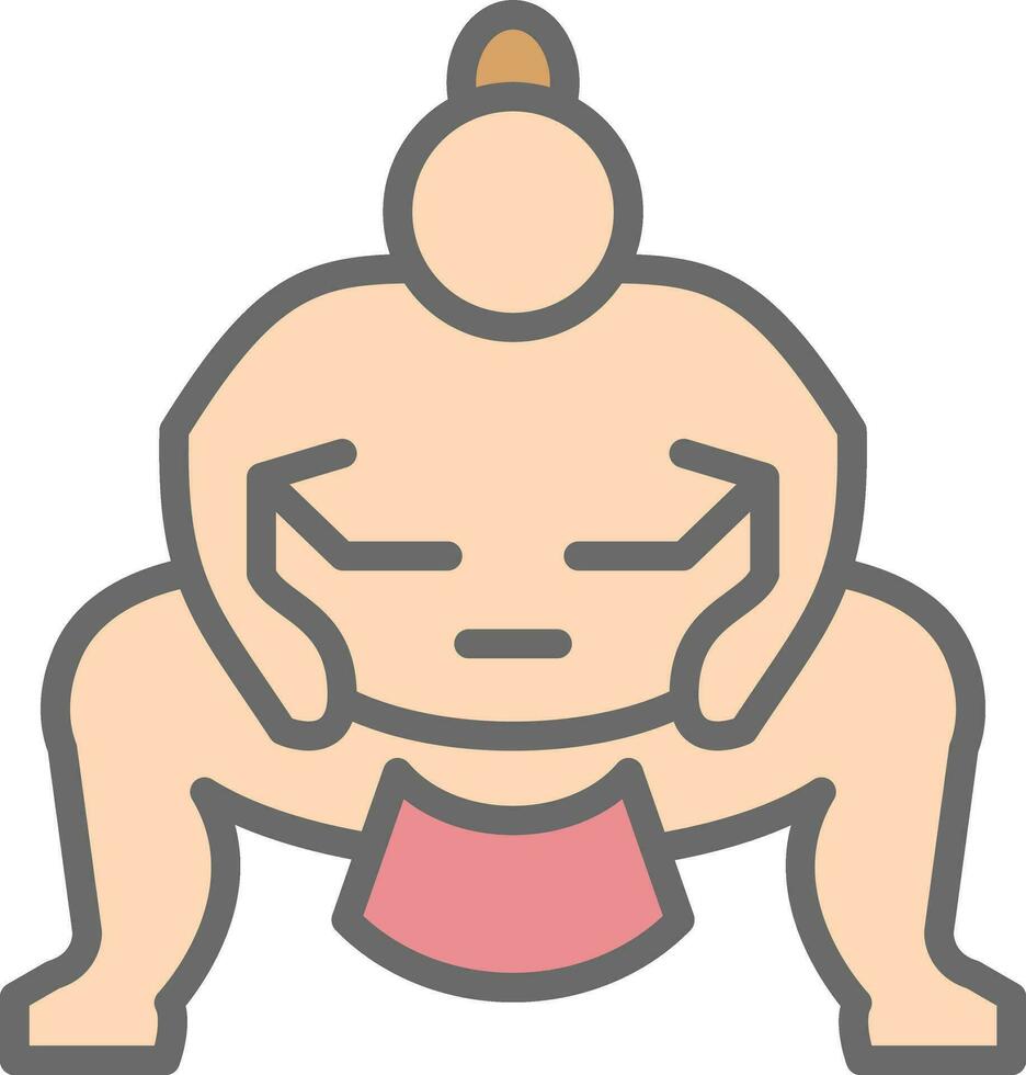 Sumo Vector Icon Design