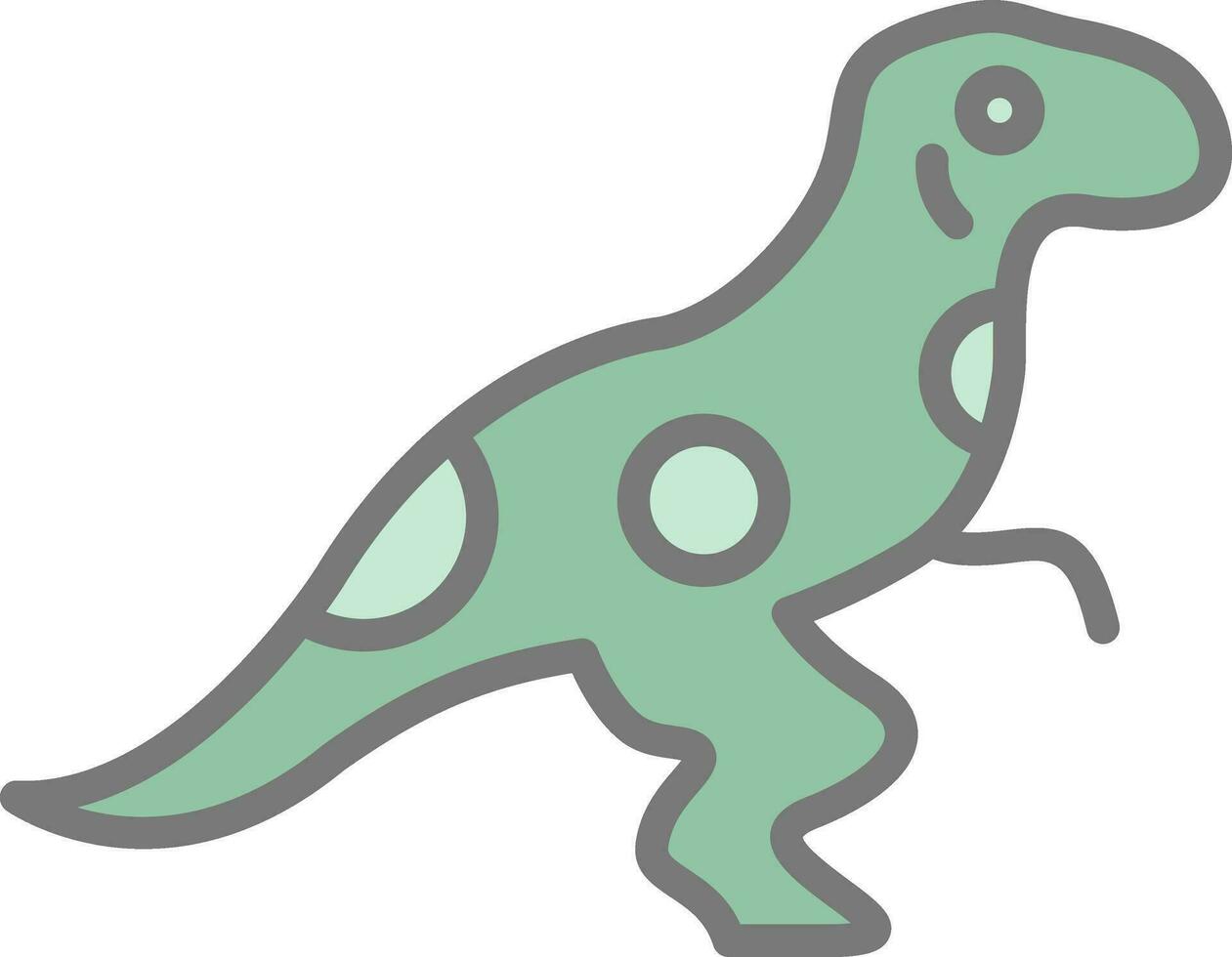 Dinosaur Vector Icon Design