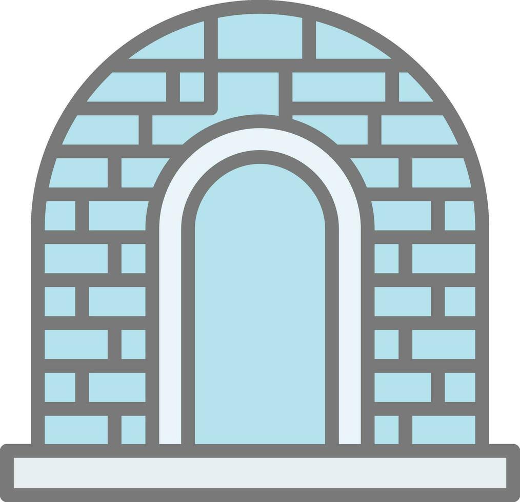 Igloo Vector Icon Design