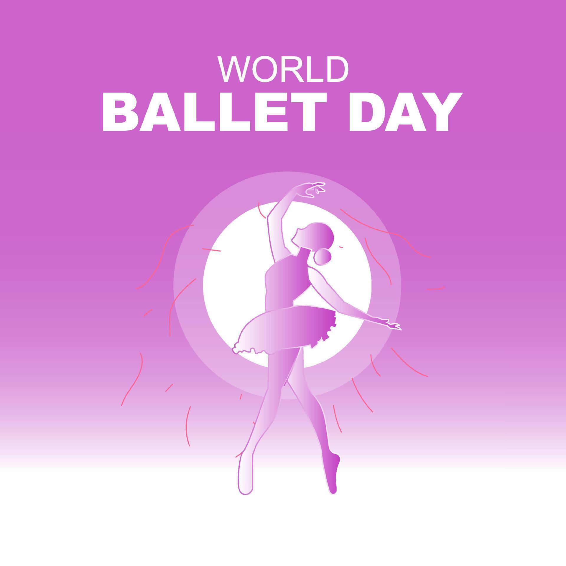 international world ballet day 2023 28695066 Vector Art at Vecteezy