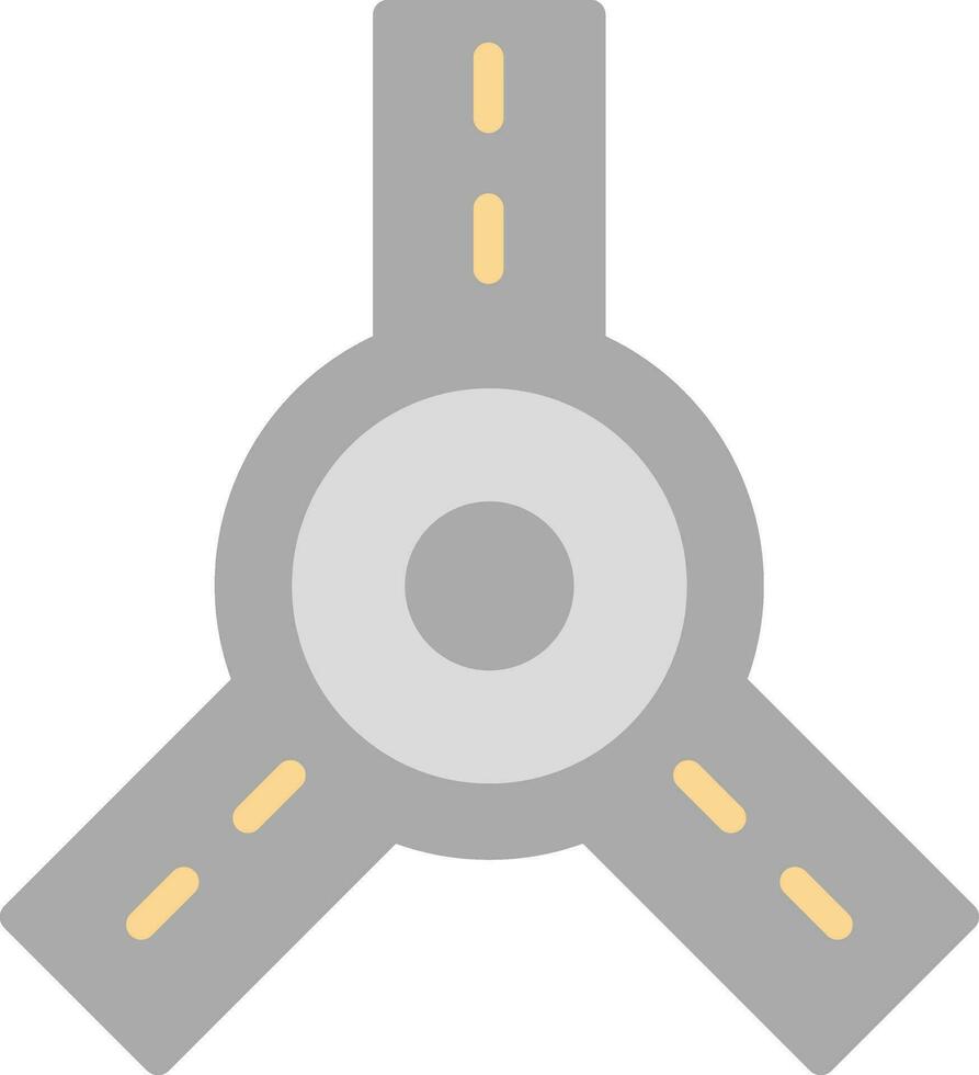 Roundabout Vector Icon Design