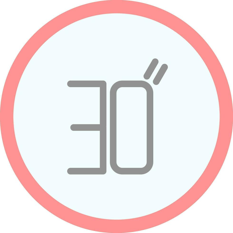 Speed Limit Vector Icon Design