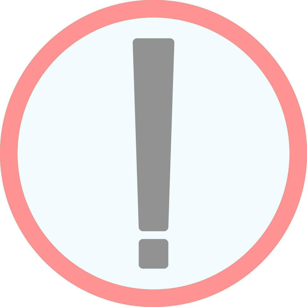 Exclamation Mark Vector Icon Design