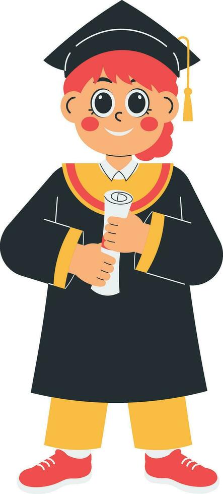Student Graduation Ceremony Illustration vector