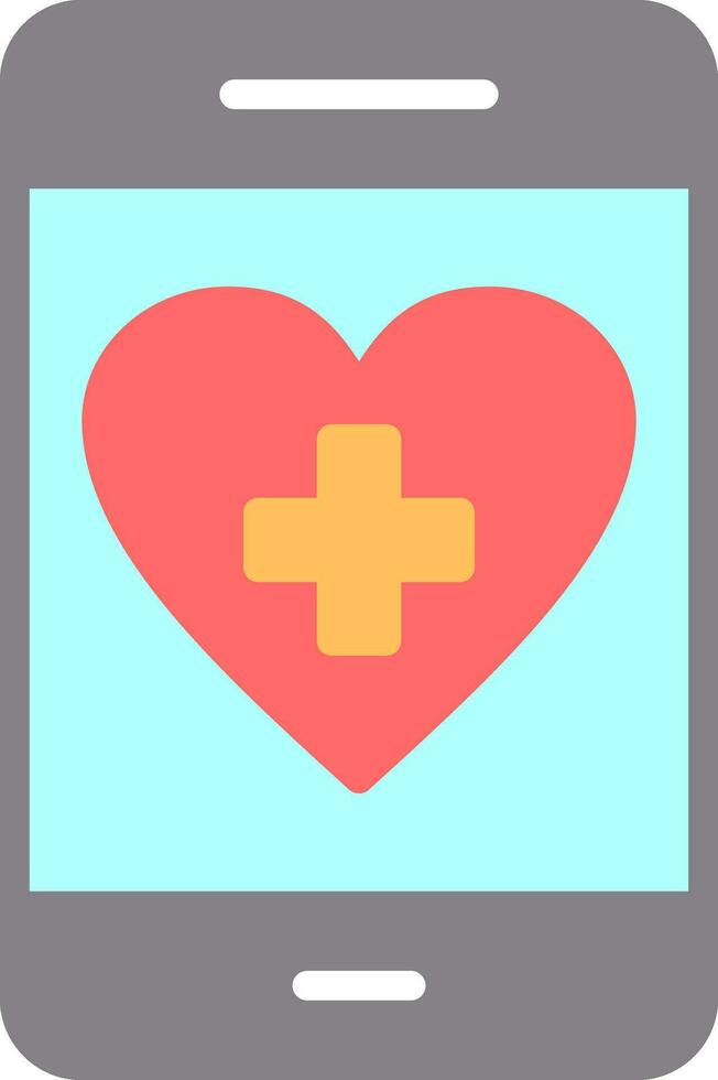 Health App Vector Icon Design