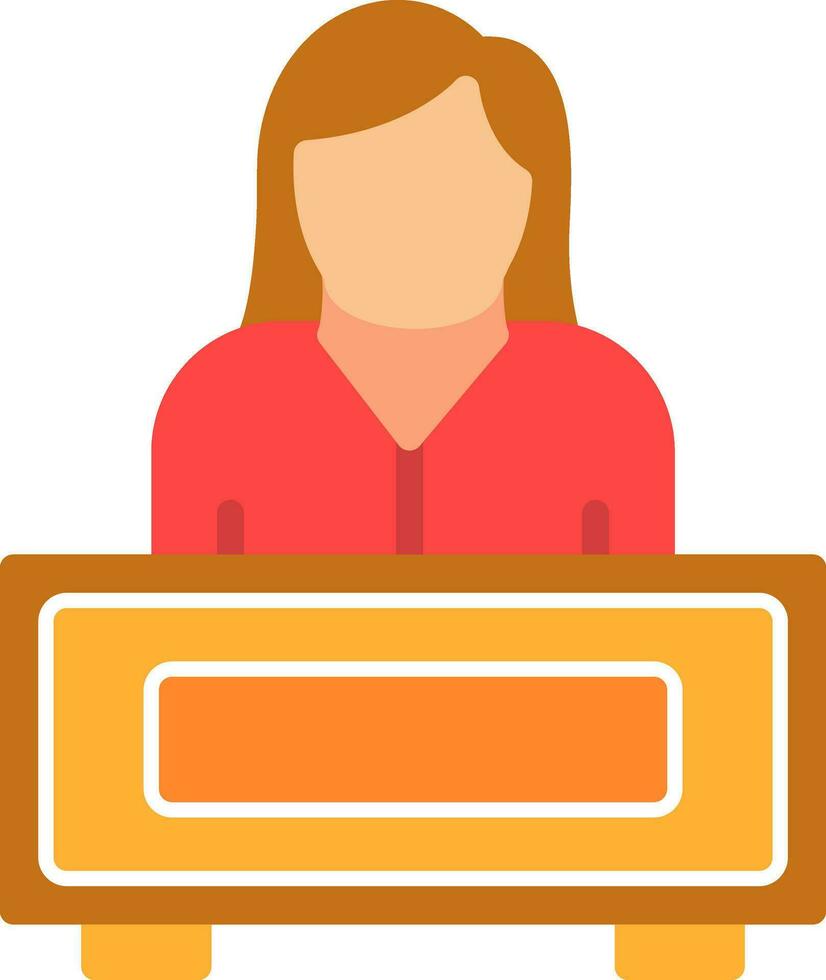 Receptionist Vector Icon Design 28695337 Vector Art at Vecteezy