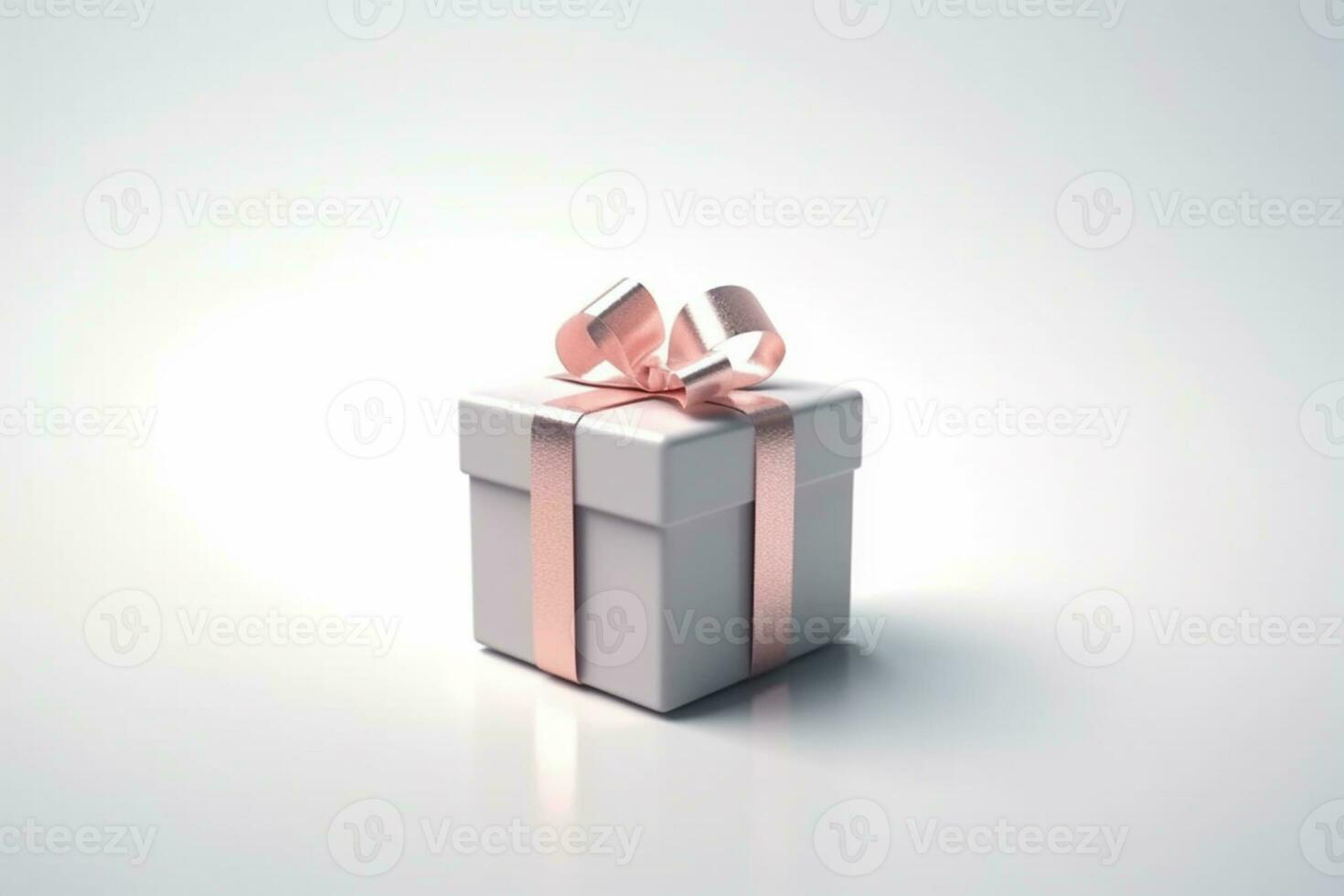 Christmas Gift box . 3d rendering photo