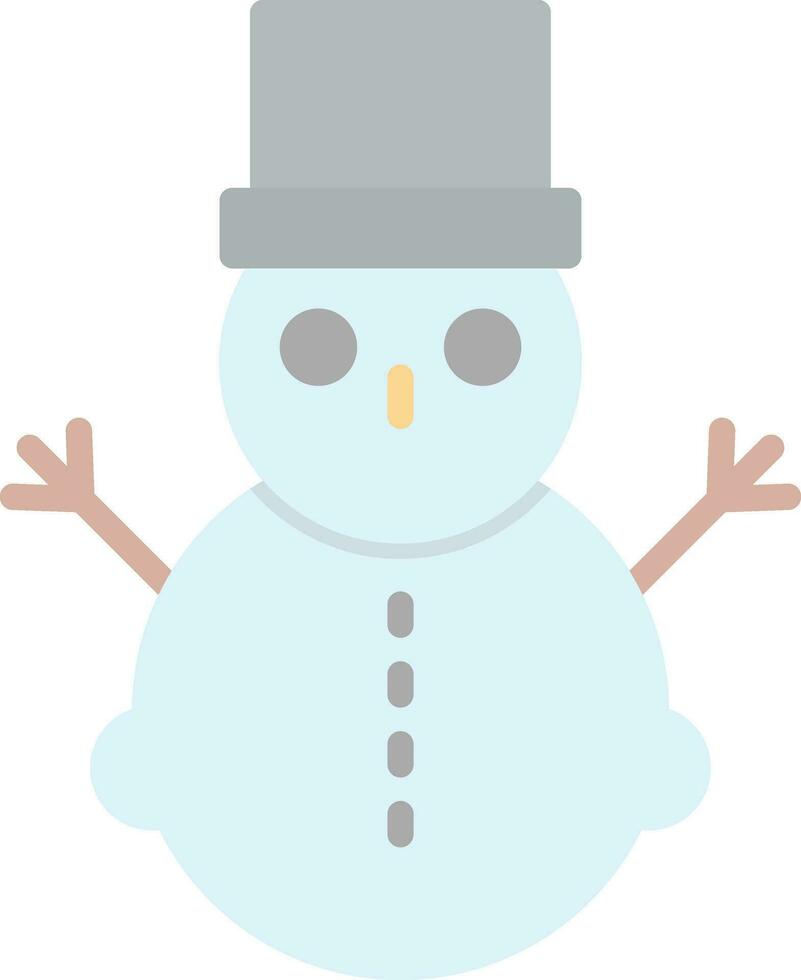 Snowman Vector Icon Design