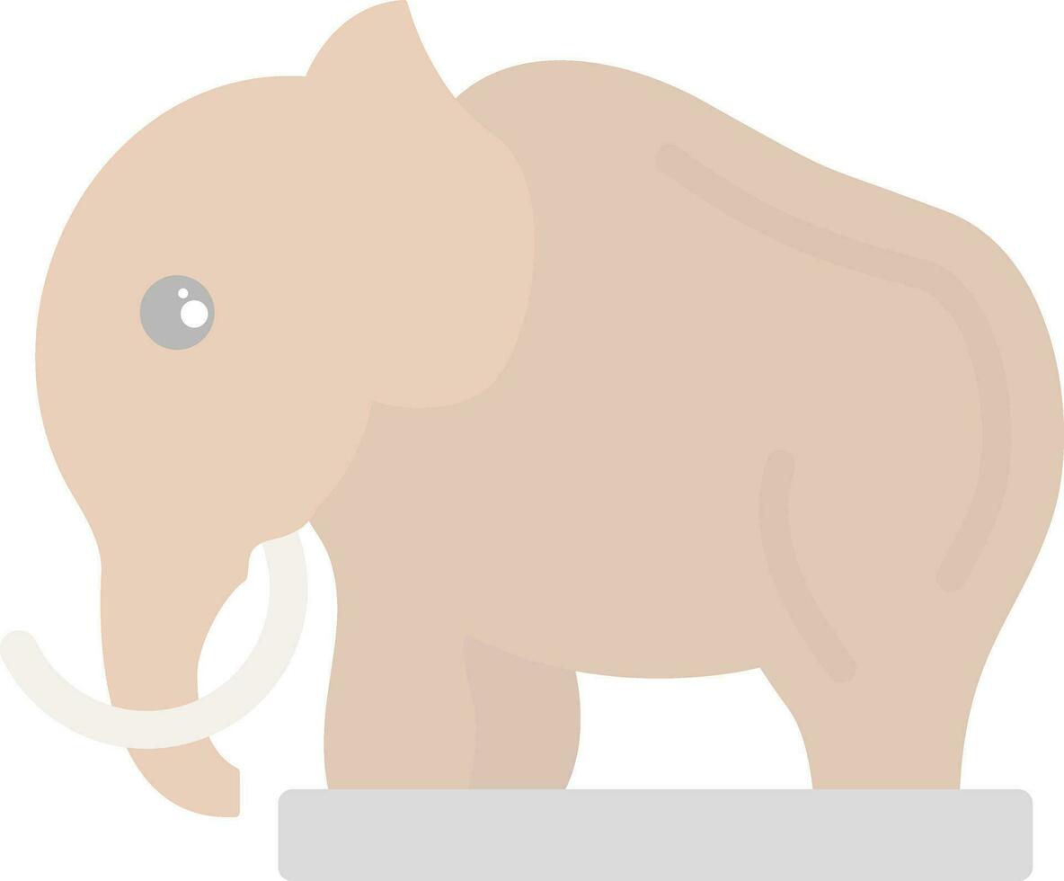 diseño de icono de vector de mamut