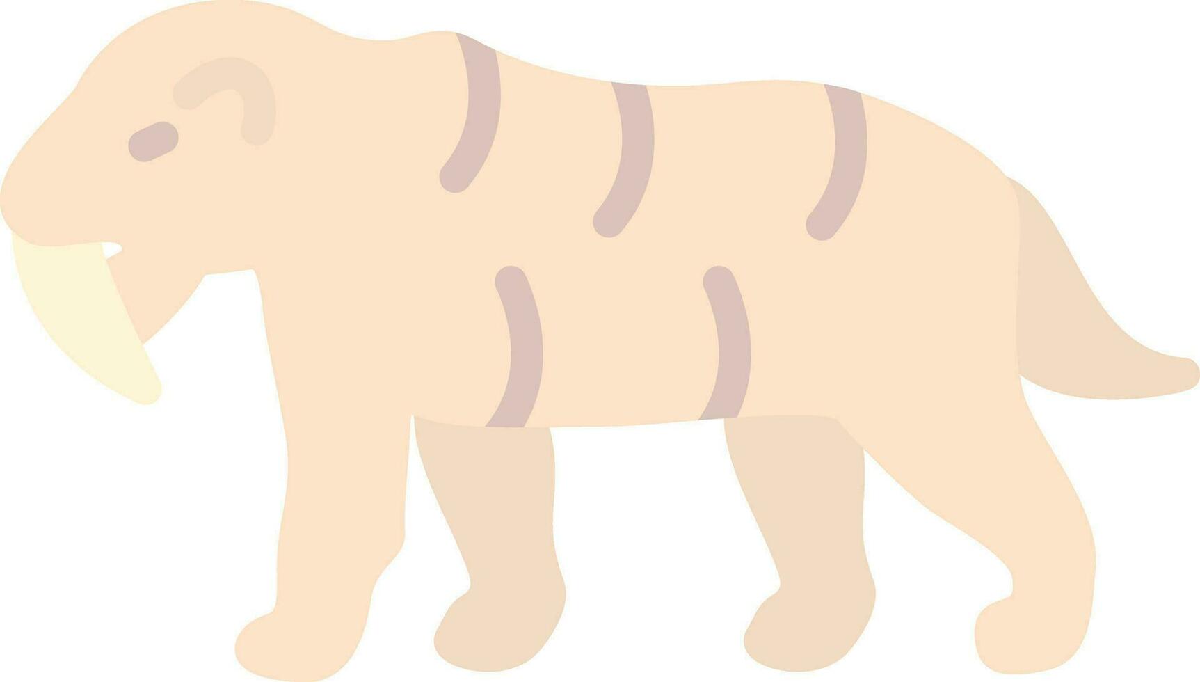 smilodon vector icono diseño