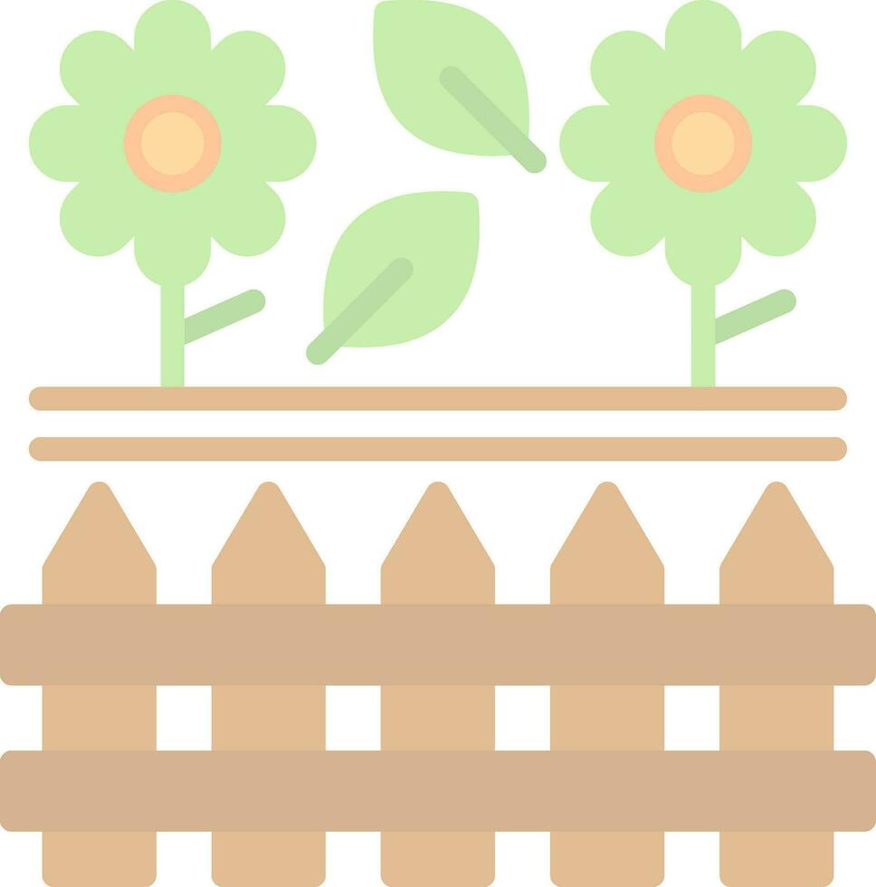 diseño de icono de vector de jardín