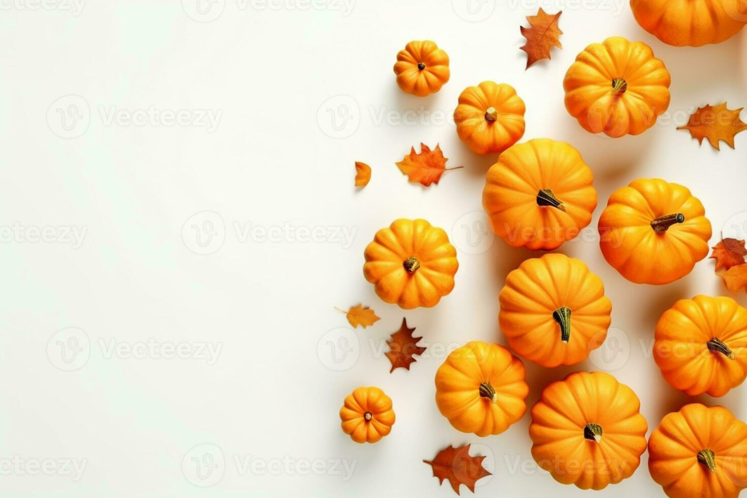 Illustration of halloween background.Generative AI photo
